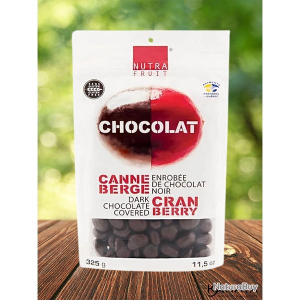 CANNEBERGE CHOCOLAT NOIR 325grs