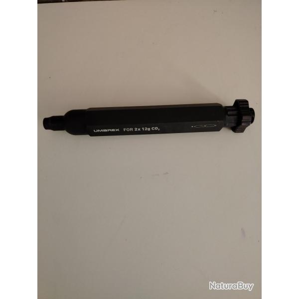 Adaptateur pour 2 bouteilles CO2 de 12 gr pour TC68 & HDX68