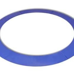 Coussin s&eacute;curit&eacute; trampoline PE bleu 3,05 m mousse protectrice durable