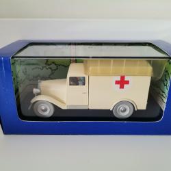 L'ambulance de l'asile des Cigares du Pharaon Tintin Moulinsart