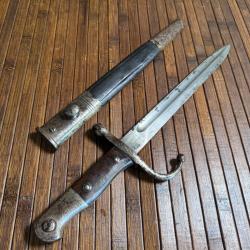 RARE BAIONNETTE TURQUE 1890-1935