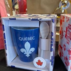 MUG TH&Eacute; QU&Eacute;BEC avec petite cuill&egrave;re