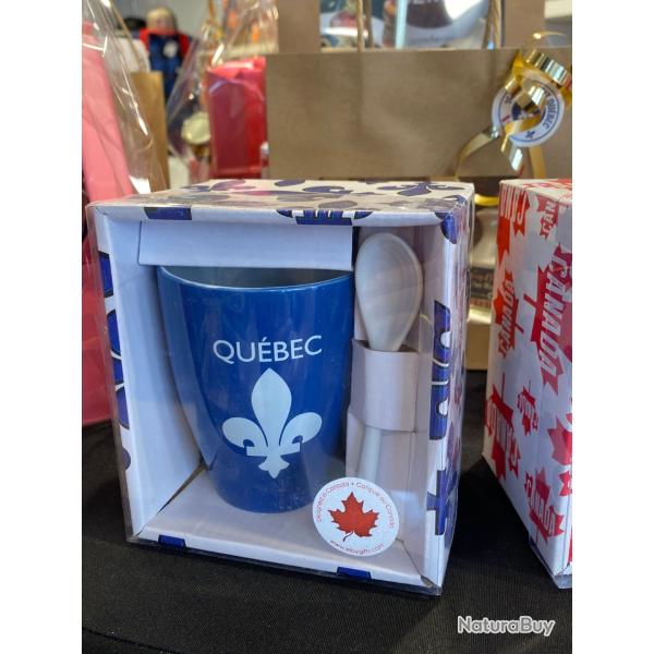 MUG TH� QU�BEC avec petite cuill�re