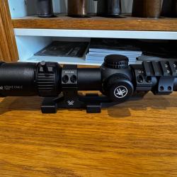 Lunette vortex strike eagle 1-8x24 avec montage