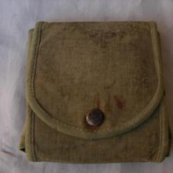 WW2 US RASOIR MILITAIRE AM&Eacute;RICAIN " GILLETTE " DANS SON &Eacute;TUI EN TOILE CAMOUFL&Eacute; (39-45) be