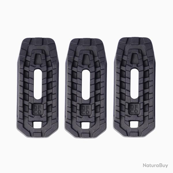 Lot de 3 Extensions Chargeurs Dos Boot Noir