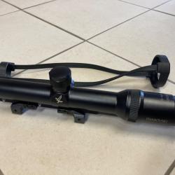 Vends lunette de battue SWAROVSKI Habicht 1,25-4x24 r&eacute;ticule lumineux avec montage