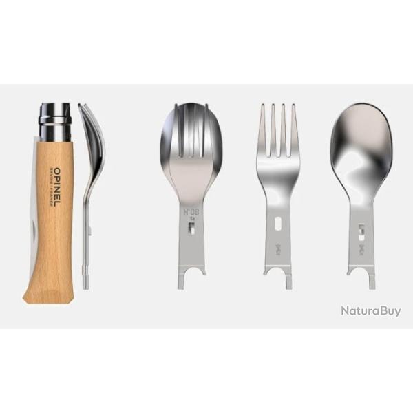 Set pique nique couteau OPINEL picnic+ N�08 h�tre