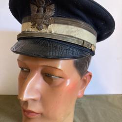 Casquette d'officier de l'US ARMY de la premi&egrave;re guerre mondiale