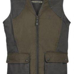 Gilet de chasse sans tubes Tradition broderie Percussion-5XL