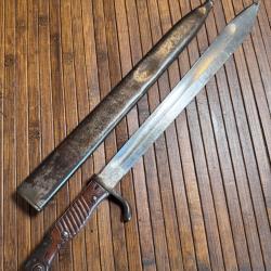 RARE BA&Iuml;ONNETTE ALLEMANDE MAUSER 98/05 1905 de 1916 WW1 RICH. A HERDER SOLINGEN