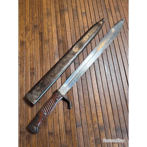 RARE BA�ONNETTE ALLEMANDE MAUSER 98/05 1905 de 1916 WW1 RICH. A HERDER SOLINGEN
