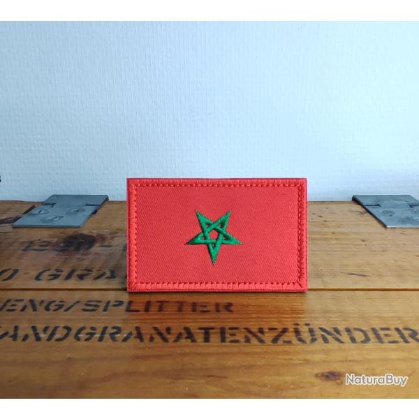 Patch brod� �cusson drapeau Maroc