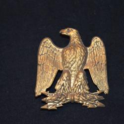 CUIVRERIE AIGLE IMPERIALE DE GIBERNE D'OFFICIER DE CAVALERIE-SECOND EMPIRE-GUERRE 1870/1871