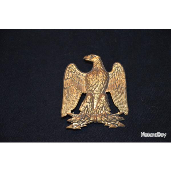 CUIVRERIE AIGLE IMPERIALE DE GIBERNE D'OFFICIER DE CAVALERIE-SECOND EMPIRE-GUERRE 1870/1871