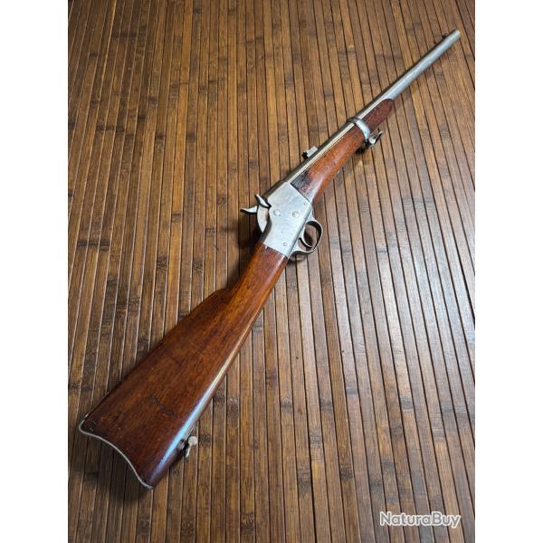 RARE CARABINE DE SELLE REMINGTON SPLIT BREECH CALIBRE 56 PERCUSSION CENTRALE U.S