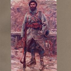 Gravure Affiche "Le Poilu" par R. Desvarreux -N&deg;84xx