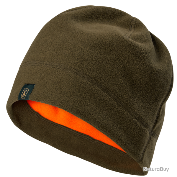 Bonnet polaire kaki r�versible DEERHUNTER