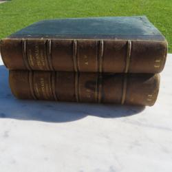 Dictionnaire national universel BESCHERELLE, complet en 2 tome, &eacute;ditions de 1861 - FRANCE (XIX&eacute;)