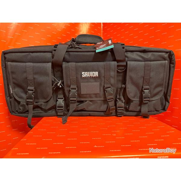 Housse de transport SAVIOR american CLASSIC DOUBLE RIFLE 28 Noire