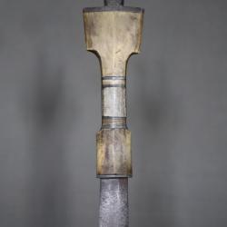Sabre court de la corne de l'Afrique dit bilao - Abyssinie, Ethiopie, 19&egrave;me d&eacute;but 20&egrave;me si&egrave;cle