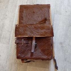 Sac &agrave; poils, havresac suisse. Mod&egrave;le &eacute;troit, pas courant WW2 1945