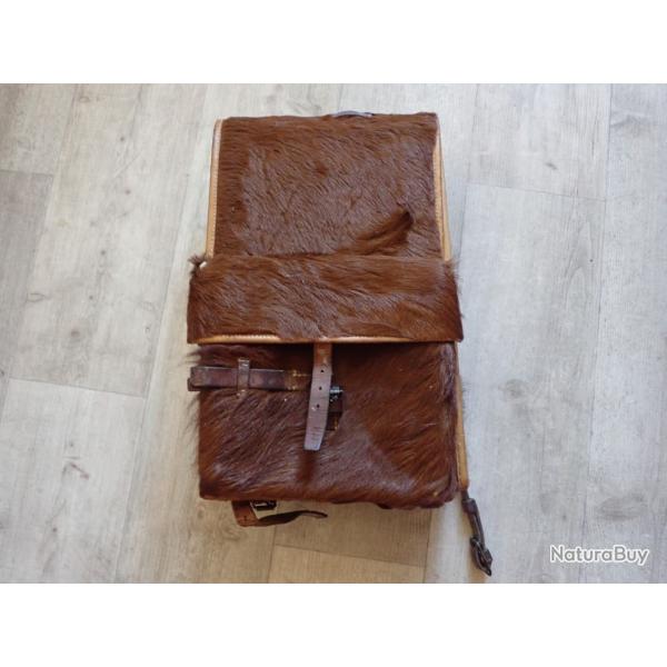 Sac � poils, havresac suisse. Mod�le �troit, pas courant WW2 1945