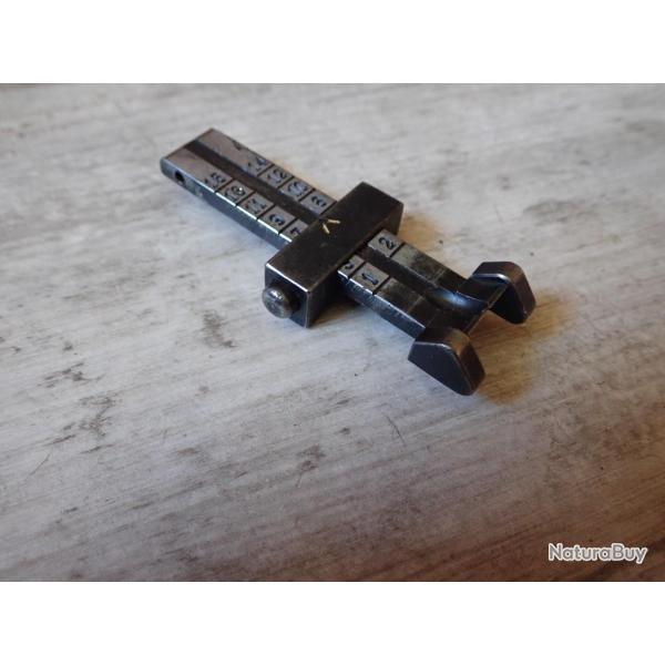 Planche gradu�e + curseur pour hausse de fusil K31 Rubin Schmidt