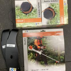 lot Outils coupe d&eacute;brousailleuses Stihl