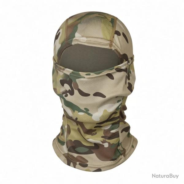Cagoule Camouflage Multicam Beige Respirante Polyester