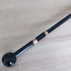 Superbe canne epee style ancienne boule en resine