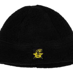 Bonnet Black Cat Fleece Beanie Hat noir