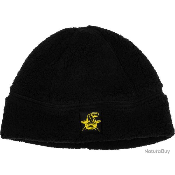 Bonnet Black Cat Fleece Beanie Hat noir