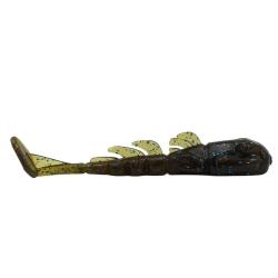 Leurre Souple X-Zone Stealth Invader 7,5cm 7,5cm 4,2g Par 6 green pumpkin black flakes