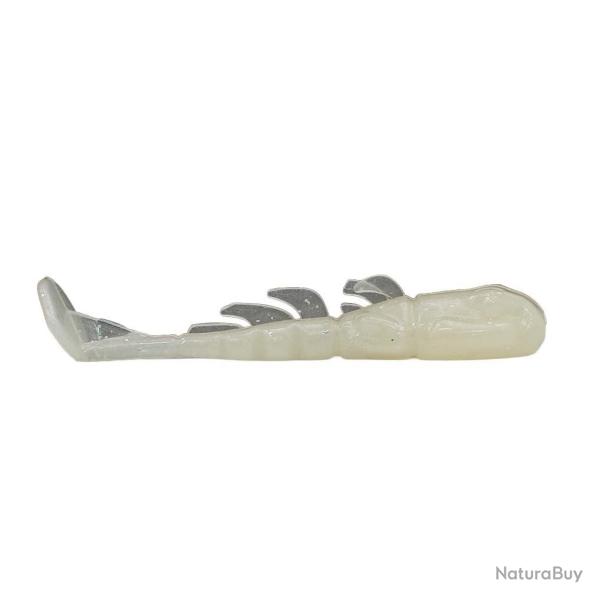 Leurre Souple X-Zone Stealth Invader 7,5cm 7,5cm 4,2g Par 6 pearl silver flake
