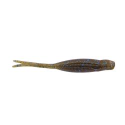Leurre Souple X-Zone Scented Stealth Minnow 7cm 7cm 4g Par 9 green pumpkin blue flake
