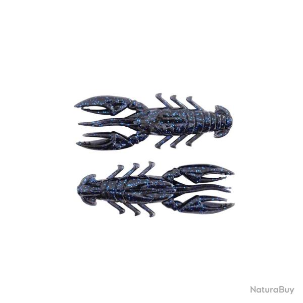 Leurre Souple X-Zone Scented Stealth Craw 6,5cm 6,5cm 4g Par 6 black blue flakes