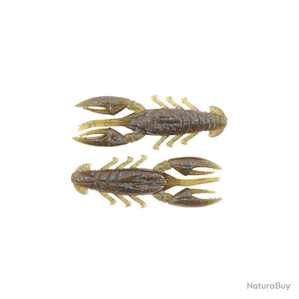 Leurre Souple X-Zone Scented Stealth Craw 6,5cm 6,5cm 4g Par 6 Green Pumpkin Blue Flakes