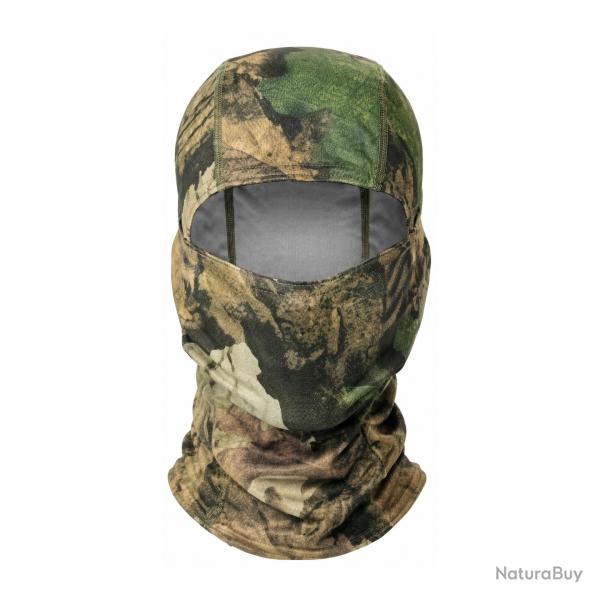 Cagoule Camouflage Vert Feuillage Respirante Polyester