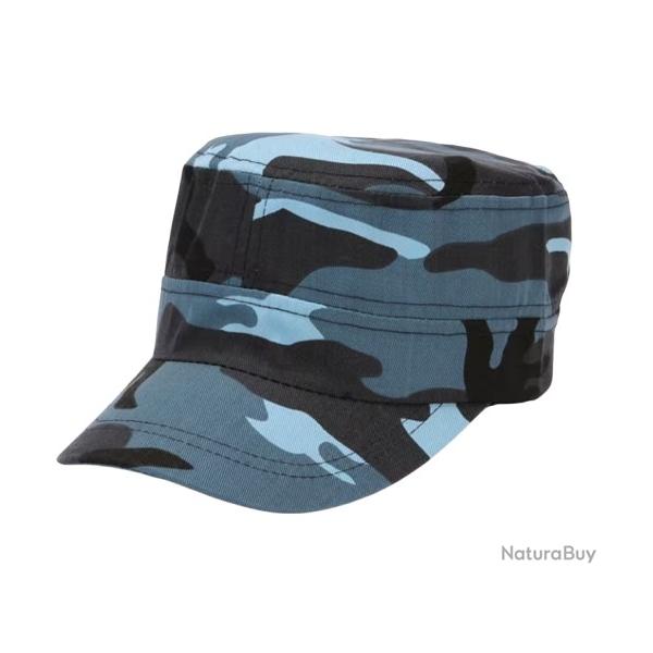Casquette Militaire Treillis bleu