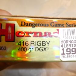 boite de 20 cartouches Hornady 416 Rigby