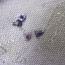 4 vis de plaquettes  de pistolet semi-auto Marca Registrada 7,65 mm