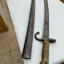 Ba&iuml;onnette Chassepot 1866, guerre de 1870