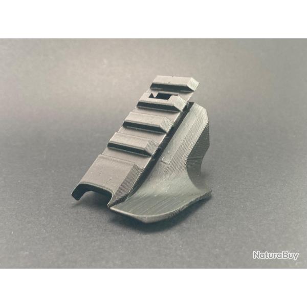 Repose Pouce Glock45/19 Gen 4 PLA avec Rail Picatinny (Coloris au choix)