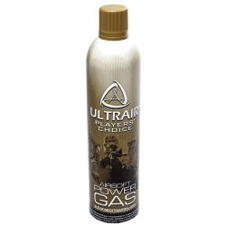 Bouteille gaz Airsoft ULTRAIR Power 570 ml - Haute pression pour GBB GBBR Culasse M&eacute;tal - Non Silico