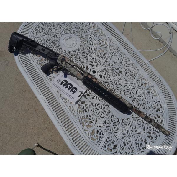 Fusil BAIKAL MP155, dans l'�tat (piston non-fonctionnel) calibre 12/89 canon 62 cm + notice & divers