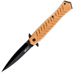 Couteau forme stileto M-Tech Fielder Tan A/O