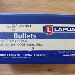 OGIVES LAPUA CAL.30 100GR CUTTING EDGE X100