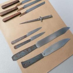 Dernier lot ! Lames forg&eacute;es couteaux