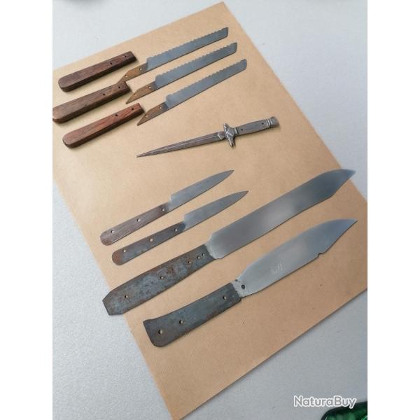 Dernier lot ! Lames forg�es couteaux